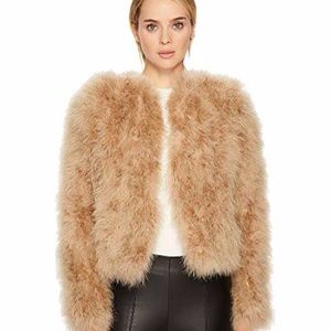 Gold Ostrich Jacket